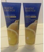2 Bottles Desert Essence Italian Lemon Revitalizing Shampoo 8 oz Each - £14.44 GBP