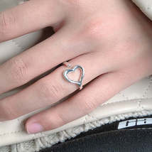 European And American Cold Wind Love Hollow Ring - £3.03 GBP+