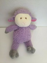 2014 Animal Adventure Lamb Sheep Plush Stuffed Animal Purple Grey Cream  - £26.02 GBP