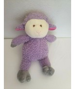 2014 Animal Adventure Lamb Sheep Plush Stuffed Animal Purple Grey Cream  - £27.27 GBP