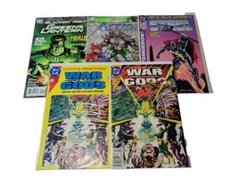 Mixed Lot 5 DC Comics Steel, Green Lantern, War of the Gods, Action - $6.50