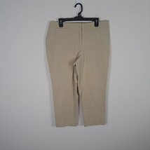 Talbots Womens Pants Beige Size 16WP Hampshire Ankle Curvy Career - £20.85 GBP