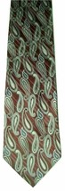 Carlo Palazzi Men&#39;s 100% Silk Neck Tie Paisley Burgundy Red Gray 64.5&quot; - $6.25