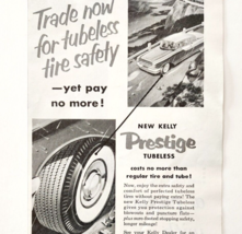 1955 Kelly Springfield Tires Prestige Advertisement Vintage Automobilia ... - $19.99