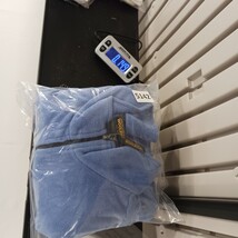 Woolrich John Rich And Bros Women's Blue Full Zip Fleece Jacket Pockets Size L image 10