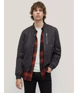 John Varvatos Men&#39;s Sutter Flight Jacket in Black-EU 44 US Small O2128Y3... - €184,13 EUR