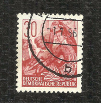 Ddr - East Germany - 1957 - 5 Year Plan - Folk Dancers - 30 Pfennig - Used - Ng - £0.98 GBP