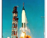 Mercury Atlas Rocket Cape Canaveral Florida FL Chrome Postcard W6 - £4.53 GBP