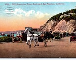 Cliff House Da Ocean Boulevard San Francisco California Ca Unp DB Cartol... - $5.08