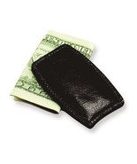 Black Leather Magnetic Money Clip - $595.44 MXN