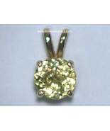 Yellow Sapphire Pendant, 1.46cts Yellow Sapphire Faceted Gem, Natural Gem - £678.60 GBP