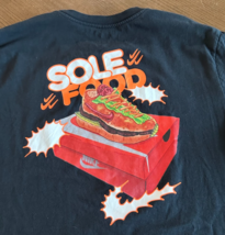 Nike Sole Food Burger T Shirt Short Sleeve Black DN5177-010 Mens Size Large - $14.37
