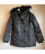 H&amp;M Padded Parka Jacket with Detachable Faux Fur Hood 12-13Y Teen Kids G... - $644.48 MXN