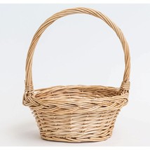 Natural Willow With Handle Basket Brown Wood - $41.89