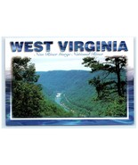 West Virginia New River Gorge National River Canyon Rim WV Postcard - $7.00