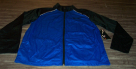 AND1 Basketball Zipperdown Warmup Jacket Mens Medium Blue Black New w/ Tag - £27.18 GBP