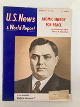 US News &amp; World Report Magazine December 9 1949 Atomic Energy for Peace - £11.22 GBP