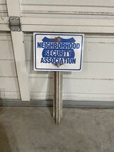 All Metal Neighborhood Watch Yard Sign - $14.85