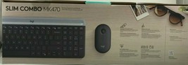 Logitech - MK470 - Slim Wireless Mouse and Keyboard Combo - Black/Gray - £79.60 GBP