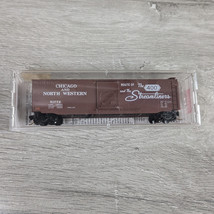 Micro-Trains N Scale 50&#39; Boxcar - Chicago &amp; Northwestern - Excellent Con... - $14.95