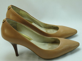 Michael Kors Tan Leather Pointy Toe High Heel Pumps Size 9.5 M US Excell... - $39.48