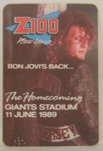 JON BON JOVI - GIANTS STADIUM 1989 ORIGINAL TOUR CONCERT CLOTH BACKSTAGE... - $186.40 MXN