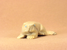 ZUNI Native American Pueblo Indian exquisite BEAVER  Kent Banteah  # 363yaz - $31.68