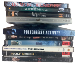 Horror Movie DVD 10 Pc Lot, Wolf Creek, The Ring, The Strangers, The Shining - £15.56 GBP