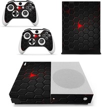 Only The Xbox One Slim Console And Controllers Are Covered By The Fottcz Vinyl - £28.74 GBP