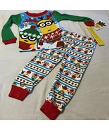 Baby Boys Pajamas Size 2t Toddler Minions Christmas Despicable Me Sleep ... - $17.30