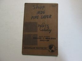 Catalogo Manuale Parti Pipelayer Caterpillar MD6 Usato OEM CATERPILLAR MD6 - $8.36