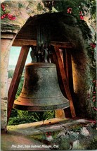 Vtg Postcard - The Bell - San Gabriel Mission California CA - Unposted M. Rieder - £14.03 GBP