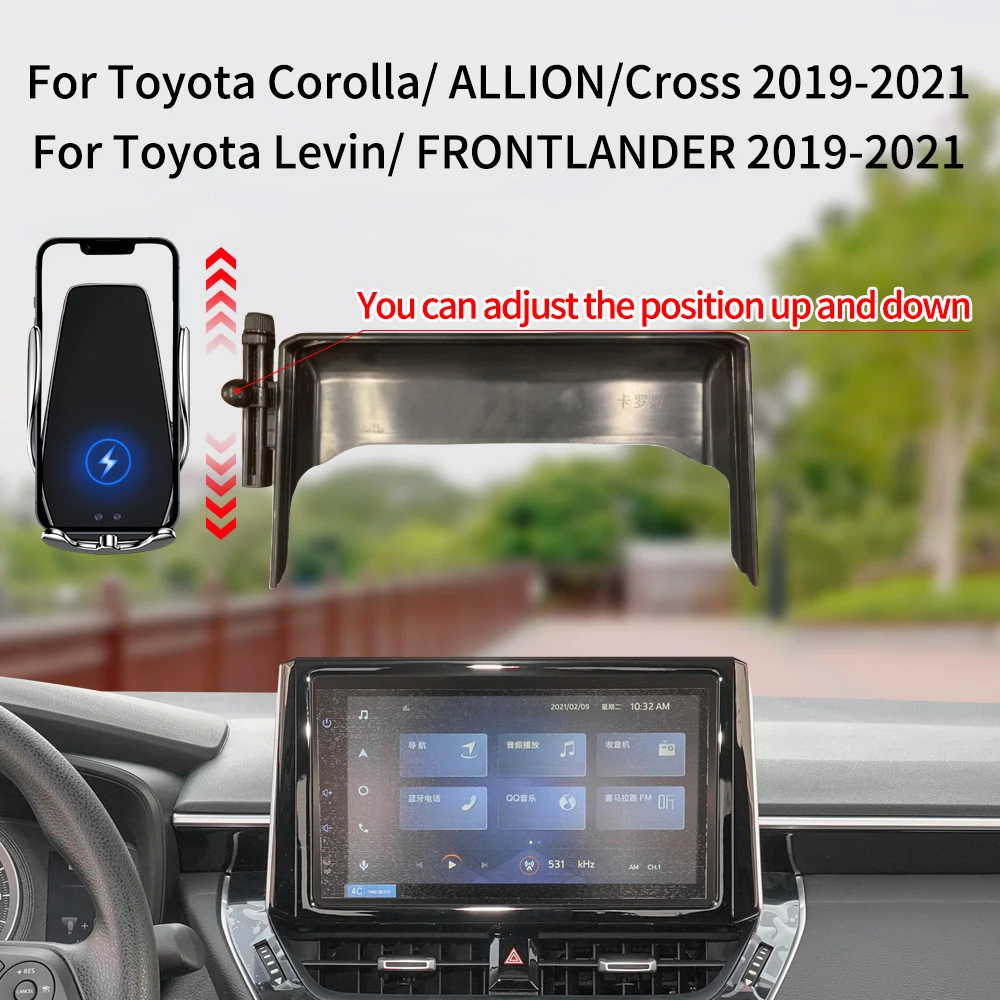 Car Phone Holder For Toyota Corolla/ ALLION/Cross/Levin/ Frontlander 2019-2021 - £48.76 GBP