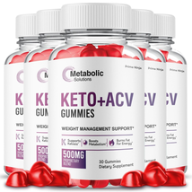Metabolic Keto ACV Gummies Max Strength, Metabolic Solutions Gummies (5 Pack) - £99.15 GBP