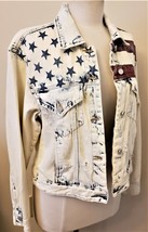 BLANKNYC Stars &amp; Stripes Jacket Sz-M 100%Cotton - £40.58 GBP