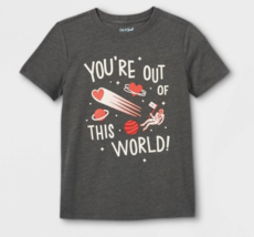 NWT Cat &amp; Jack Boys &#39;You&#39;re Out of This World&#39; Short Sleeve Graphic T-Shirt - £3.15 GBP