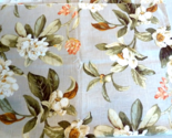 Waverly Cotton Linen Drapery Upholstery Fabric 56 X 1 yard Hydrangea Mag... - $15.83