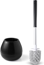 Toilet Brush Toilet Bowl Brushes with Holder Compact Size Drip Proof Hol... - £19.42 GBP