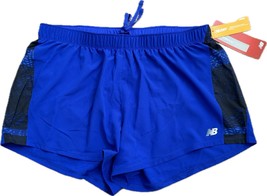 NEW BALANCE WOMEN&#39;S NBDRY BLUE RUNNING SHORT SZ L. WS73849 - £20.42 GBP