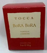 TOCCA BoRa BoRa Vanilla Jasmine Perfumed Candle 3 oz / 85 g - £14.47 GBP