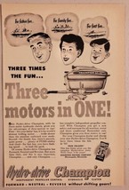 1951 Print Ad Champion Hydro-Drive Outboard Motors Minneapolis,Minnesota - $9.88