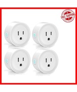 Wi-Fi Outlet Smart Plug 4-Pack - Automate Your Home with Timers &amp; Voice ... - $63.34 CAD