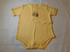 Baby Connection Baby Girl&#39;s Boy&#39;s Short Sleeve Body Suit 0-3 Months Yell... - $12.61