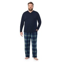 Big &amp; Tall Cuddl Duds® Cabin Fleece Long Sleeve Pajama Top &amp; Plaid Pajam... - $469.08 MXN