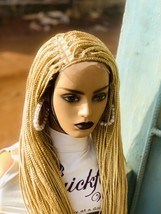 Braided Wig Box Braids Wigs For Black Women, Knotless Braids, Lace Front... - £105.17 GBP