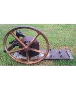 Vintage Cast Iron Windmill Pump Jack Heller Aller Co Napoleon Ohio AS IS - £281.46 GBP