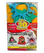 Fibre Craft® Makes 30 Ornaments “Foam Holiday Frames Kit” NEW. - $23.06 CAD