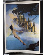 Vtg &quot;Dinky Bird&quot; Maxfield Parrish Poster Book Plate Print &#39;74 Nostalgia ... - $39.99