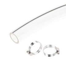 Uxcell Pvc Clear Vinyl Tubing, 3 Point, 3 Feet Of Plastic Pipe, 24Mm(15/... - £29.72 GBP