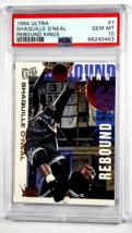 1994 1994-95 Fleer Ultra Rebound Kings #7 Shaquille O&#39;Neal Shaq HOF PSA 10 - $43.99